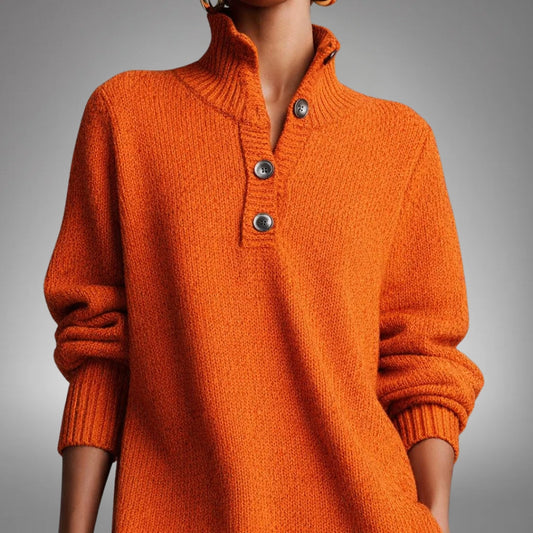 Mira | Knit Polo Midi Dress
