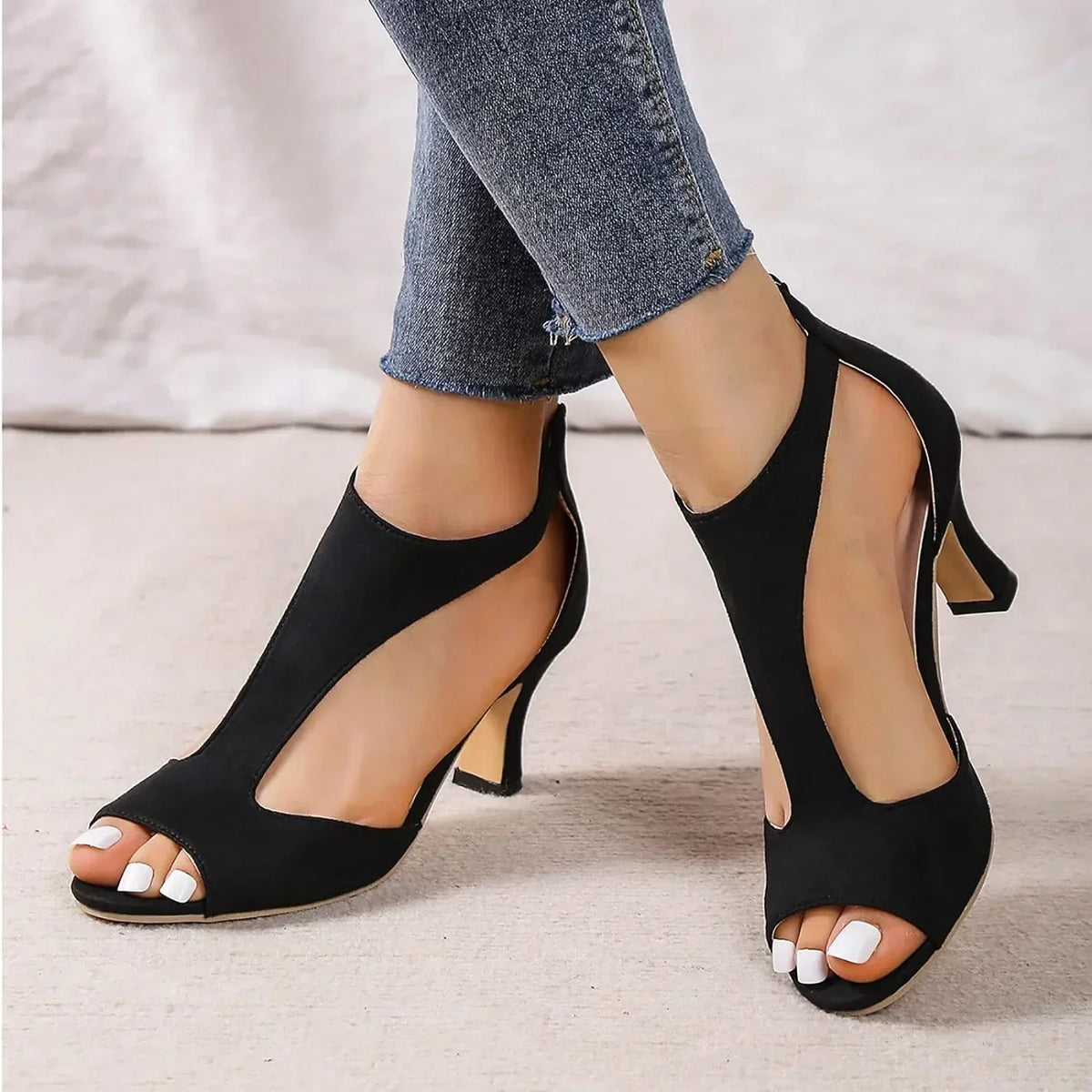 Block Heel | Women's Elegant Hugo Style Edit, product image 6