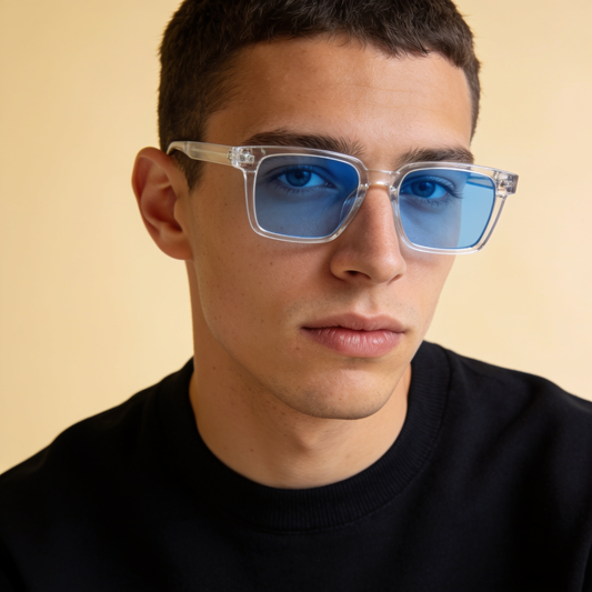 Sela Look Hudson square blue light glasses - Clear