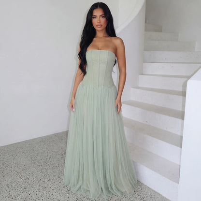 Paloma | Corset-Bodice Maxi Dress, product image 4