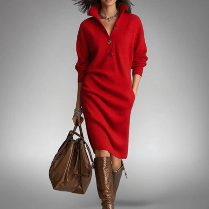 Mira | Knit Polo Dress, product image 4