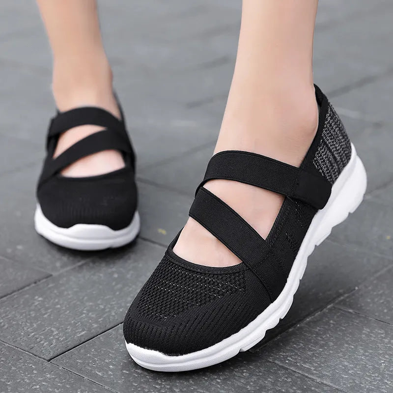 Ballet Flats | Women's Knitted Adjustable Premium, product image 10