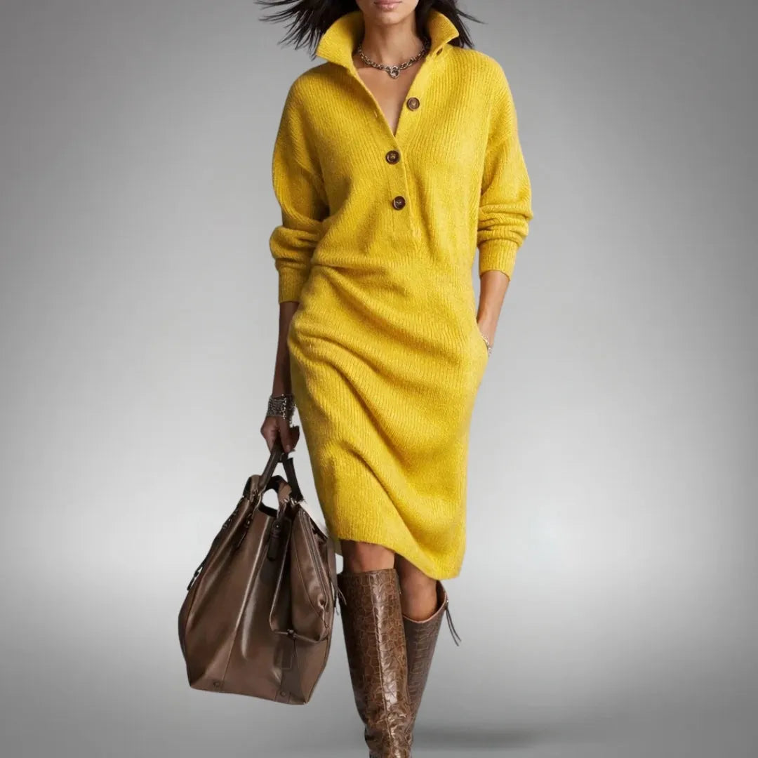 Mira | Knit Polo Dress, product image 10