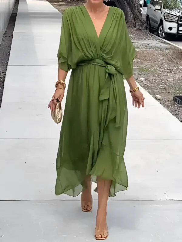 Maxi Dress | Women's Wrap Elegant Seraphina Laurent, product image 4