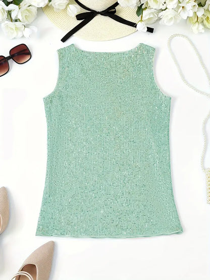 Sleeveless Top | Women's Embellished Elegant, product image 9