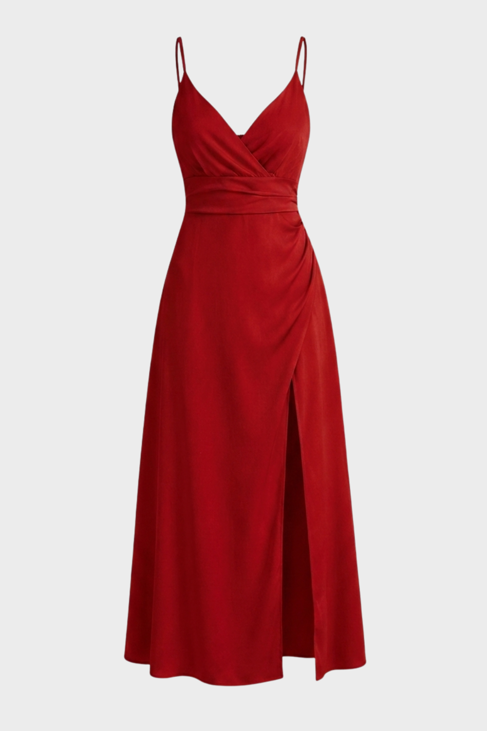 Elegant V-Neck Wedding Guest Formal Maxi Dress — product view 6