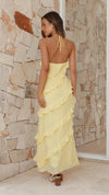 Elegant Flowy Formal Evening Maxi Dress — product view 1