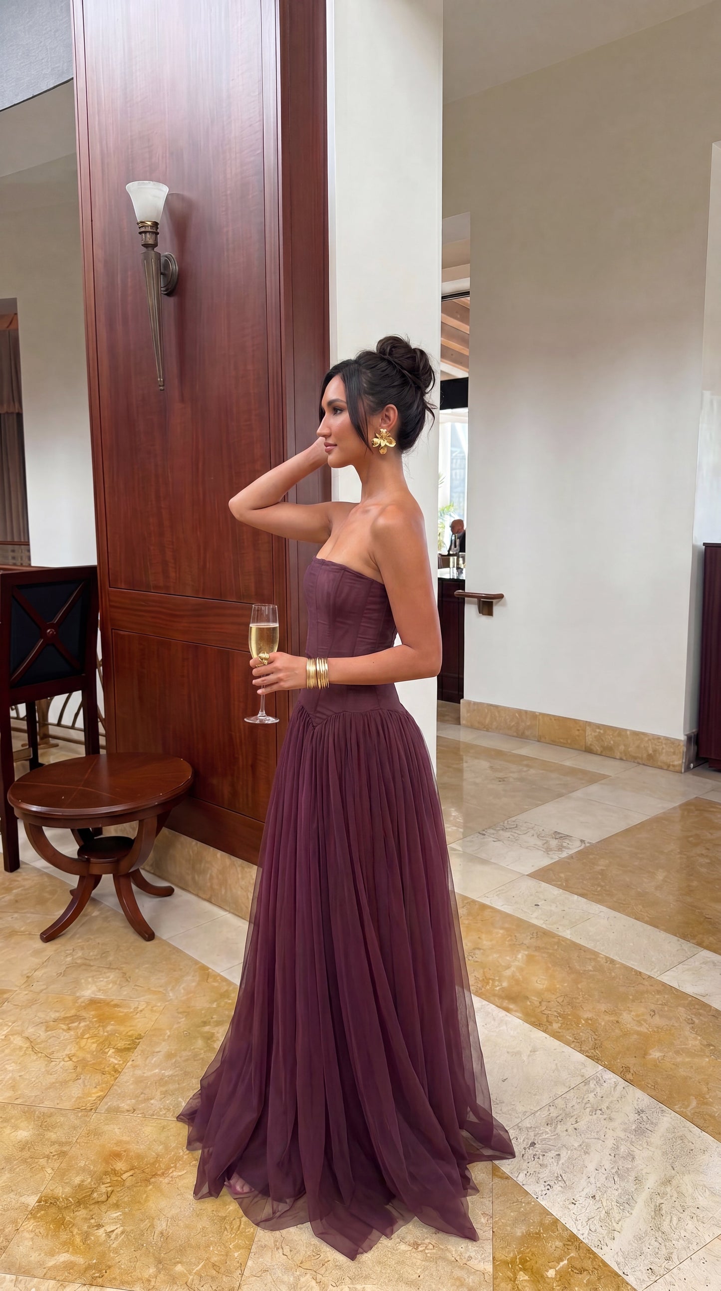 Paloma | Corset-Bodice Maxi Dress