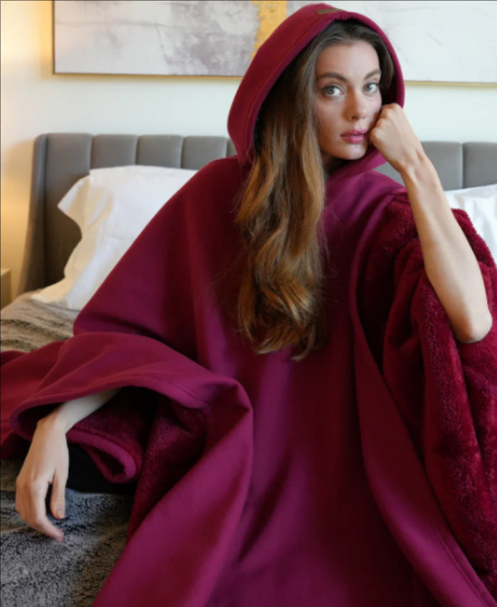 Eden - Oversized Wearable Hoodie Blanket - product view 3 - Sela Look