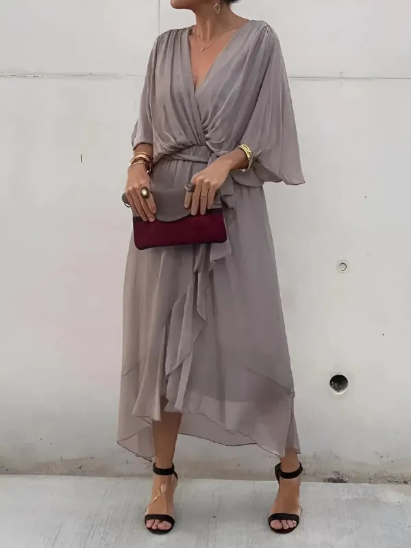 Maxi Dress | Women's Wrap Elegant Seraphina Laurent, product image 7