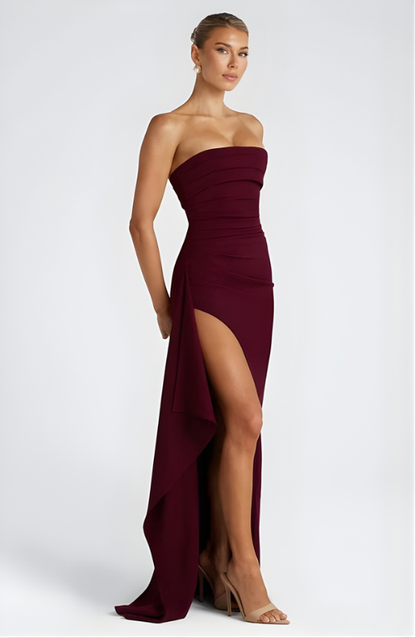 Kirrily - Strapless Draped Maxi Dress - product view 8 - Sela Look