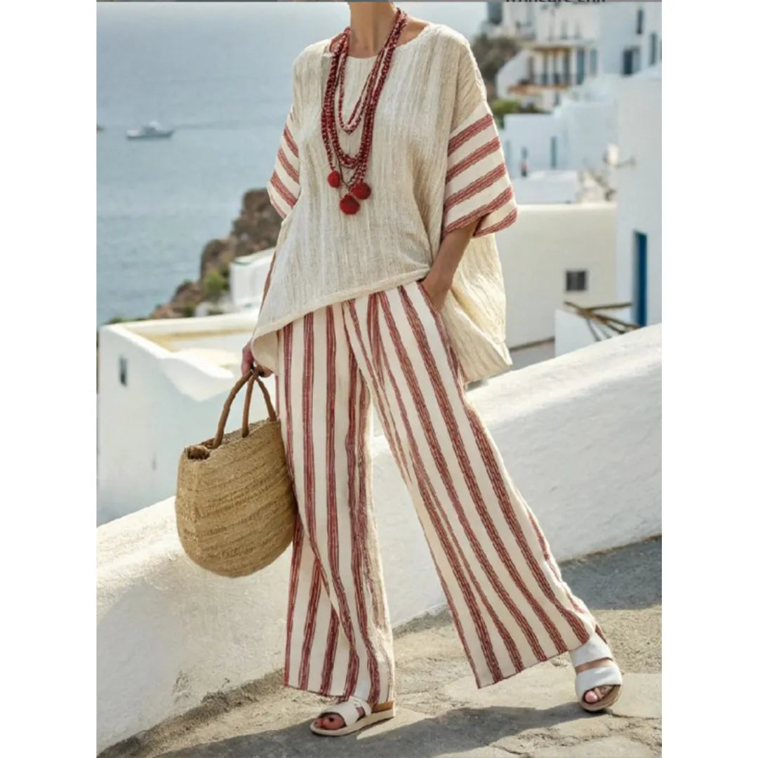 Two Piece Set | Women's Striped Lily Evans — product view 3