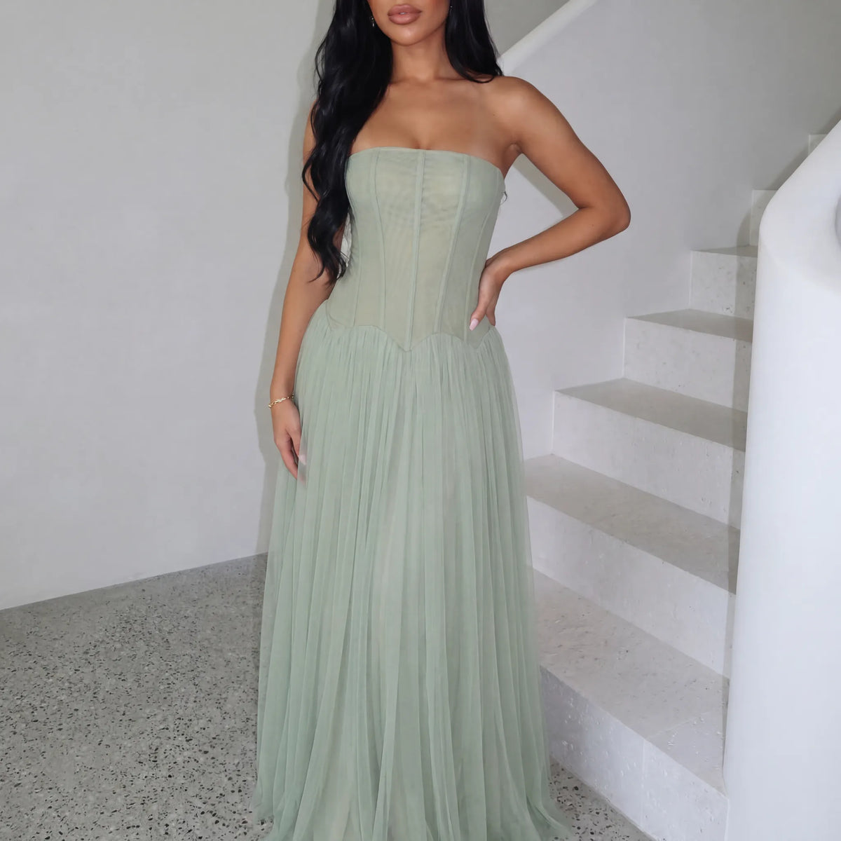 Paloma | Corset-Bodice Maxi Dress, product image 8