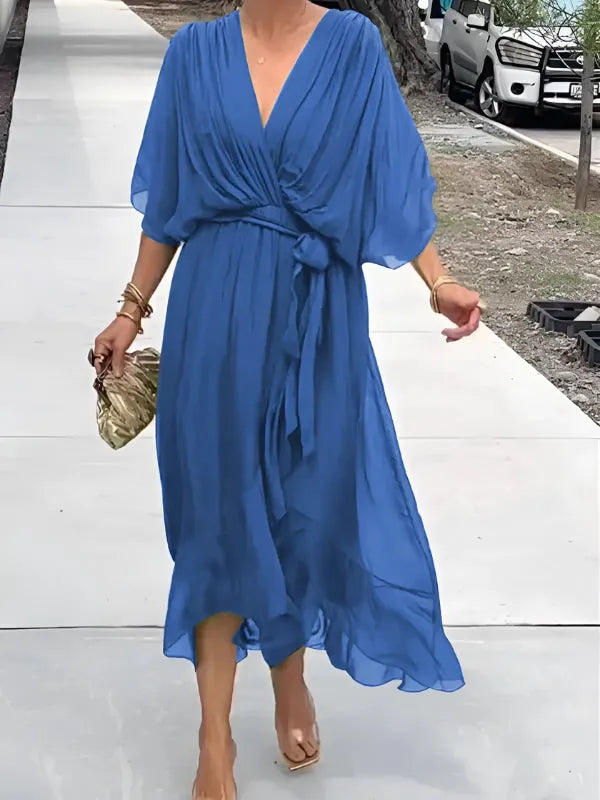Maxi Dress | Women's Wrap Elegant Seraphina Laurent, product image 5