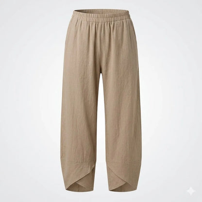 Camille | Relaxed Trousers with Crossover Hems, product image 2