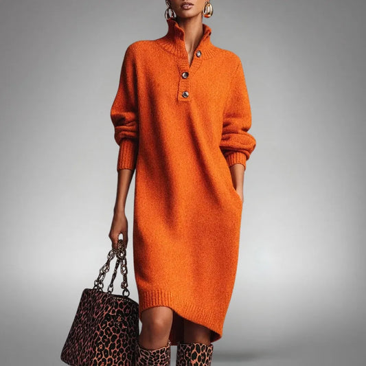 Mira | Knit Polo Dress, product image 1