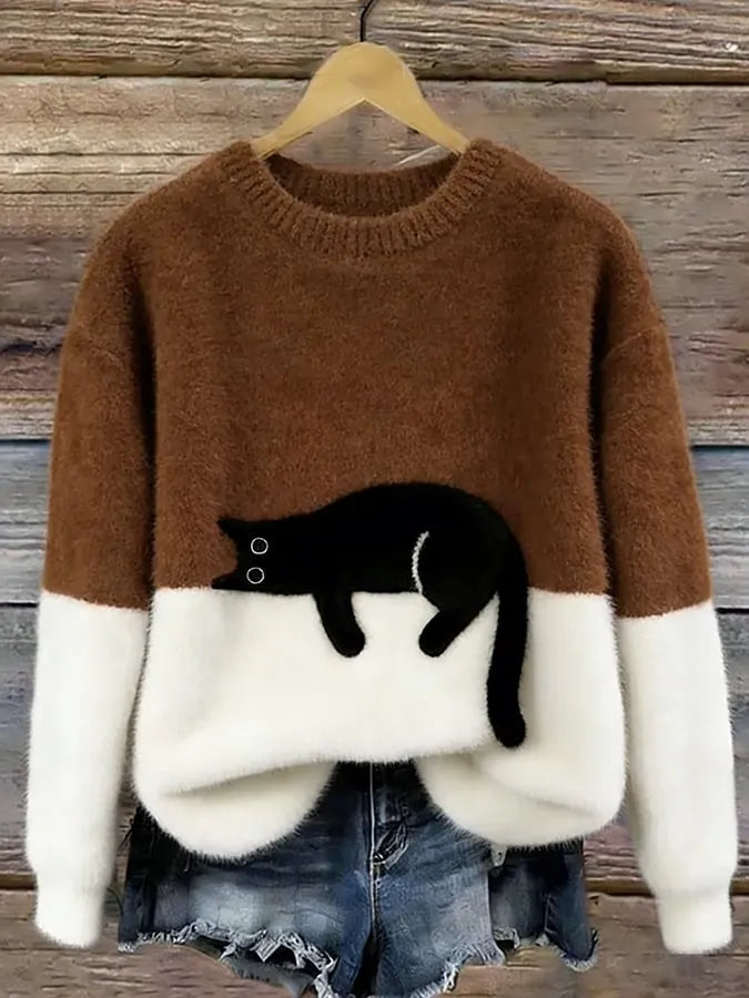 Ines | Cat Motif Knit Sweater, product image 9
