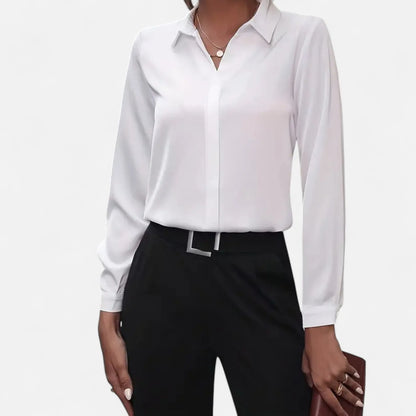 Button Up Shirt | Women's Denim Elegant Camille Laurent, product image 5