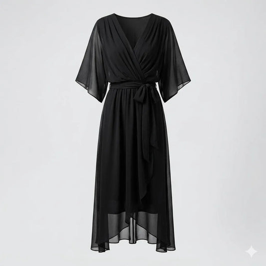 Maxi Dress | Women's Wrap Elegant Seraphina Laurent, product image 2