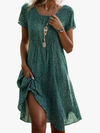 Breezy Women's V-Neck Summer Midi Dress — product view 1
