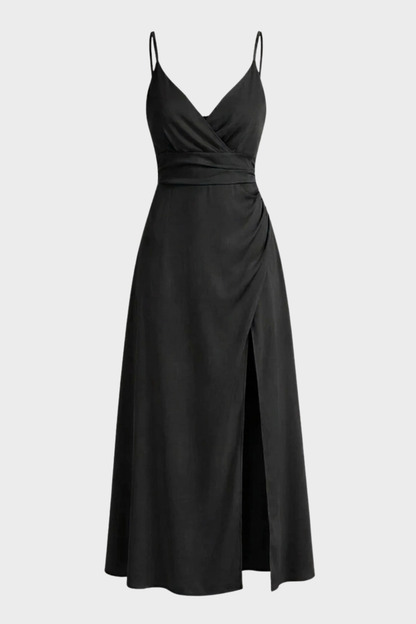 Elegant V-Neck Wedding Guest Formal Maxi Dress — product view 7