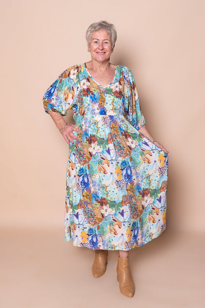 Effortless Women's Floral Midi Dress — product view 2
