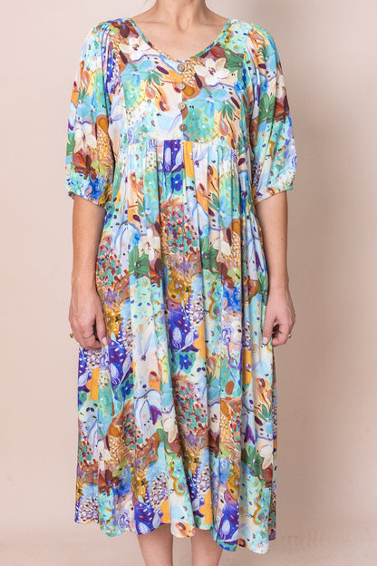 Effortless Women's Floral Midi Dress — product view 6