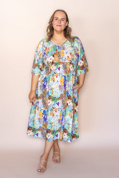 Effortless Women's Floral Midi Dress — product view 3