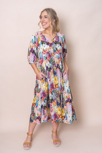 Effortless Women's Floral Midi Dress — product view 5