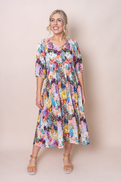 Effortless Women's Floral Midi Dress — product view 4