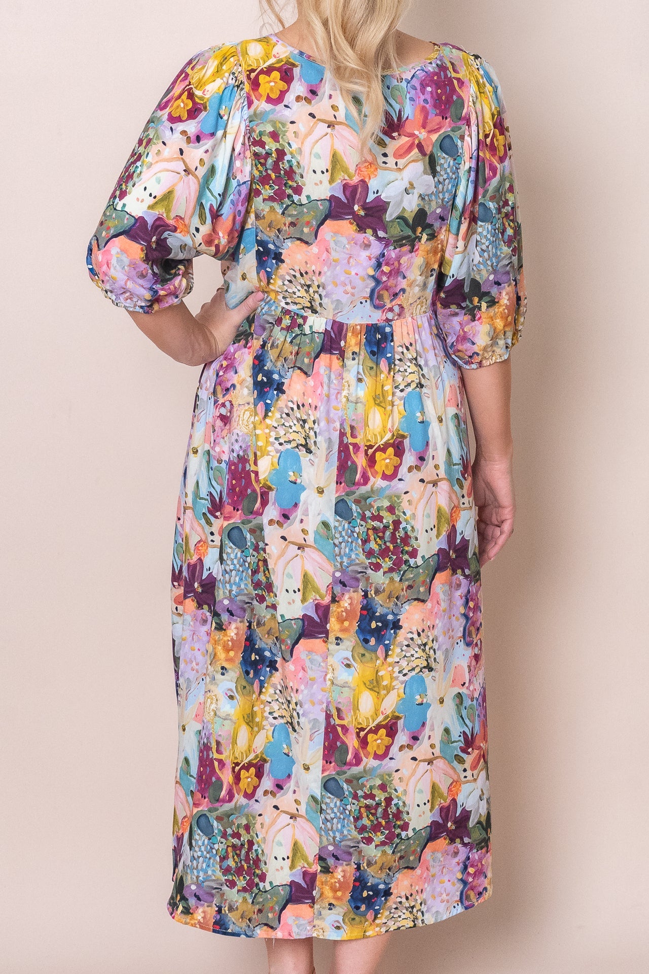 Effortless Women's Floral Midi Dress — product view 10