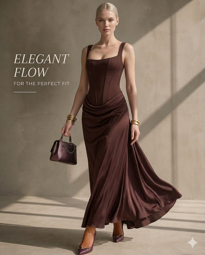 Glamorous Fitted Formal Evening Maxi Dress — product view 3