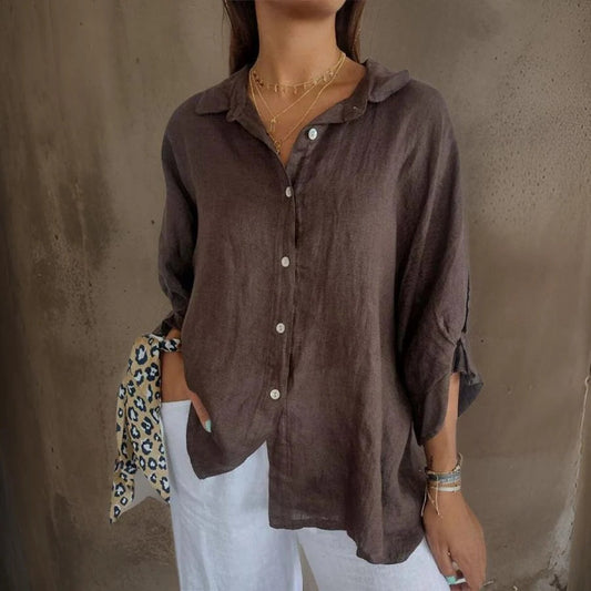 Amelie | Relaxed Button-Up Shirt