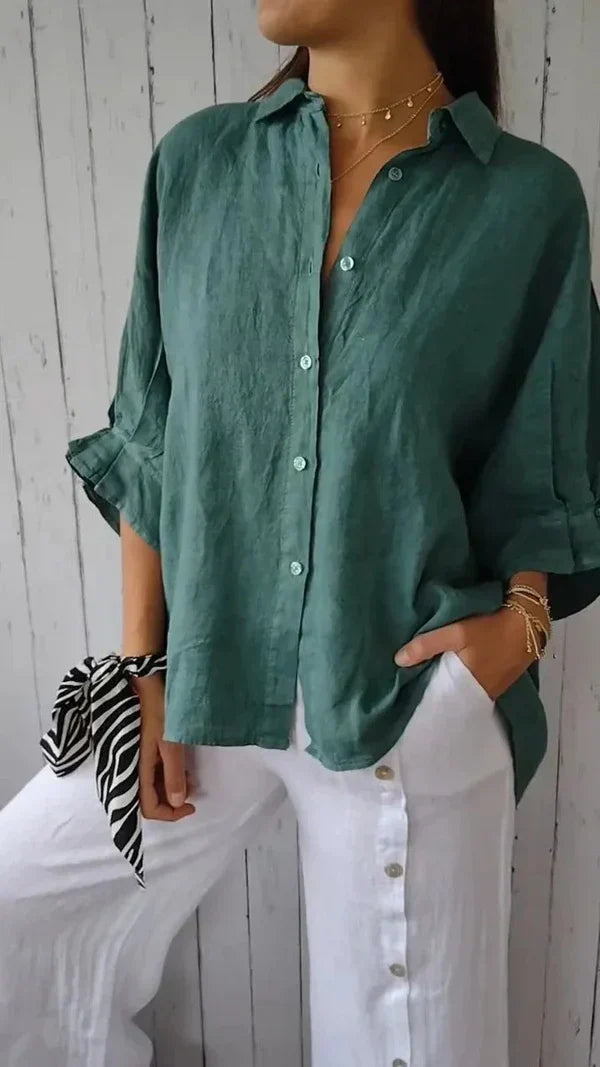 Amelie | Relaxed Button-Up Shirt, product image 7