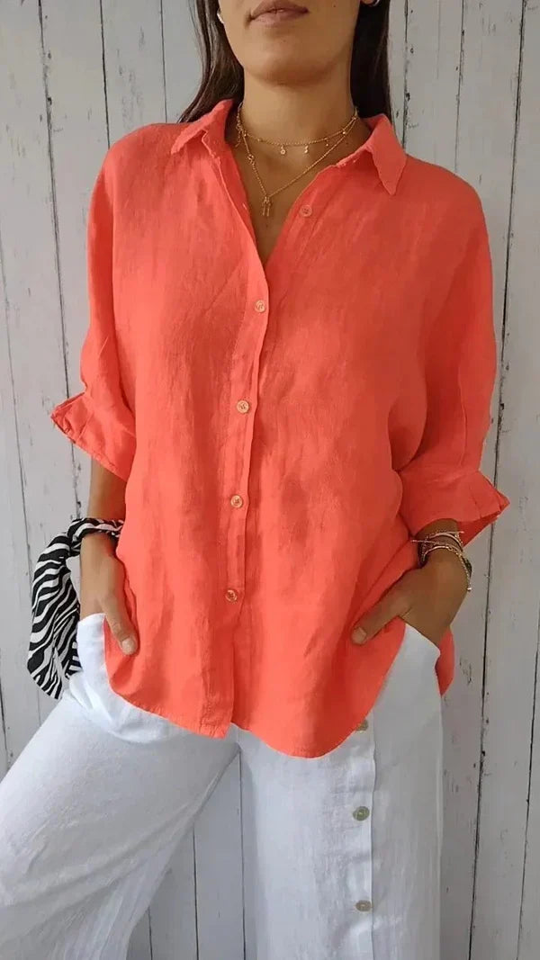 Amelie | Relaxed Button-Up Shirt, product image 6