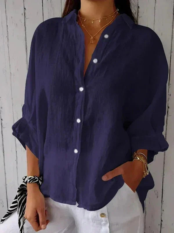 Amelie | Relaxed Button-Up Shirt, product image 3