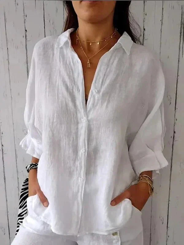 Amelie | Relaxed Button-Up Shirt, product image 2