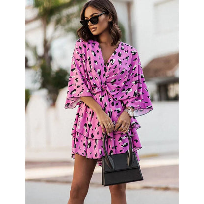 Mini Dress | Women's Floral Ruffle Sofia Bellini, product image 8