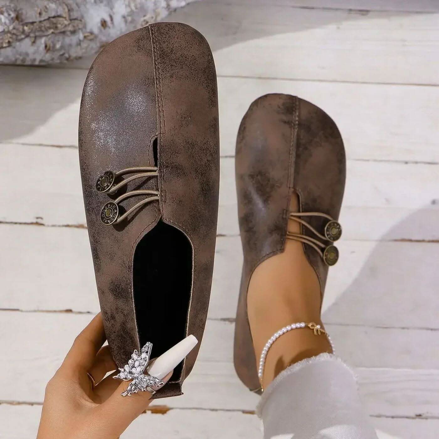 Easy Women's Orthopedic Knit Slip-On Shoes — product view 8