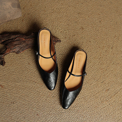 Refined Women's Pointed-Toe Slingback Ballet Flats — product view 21