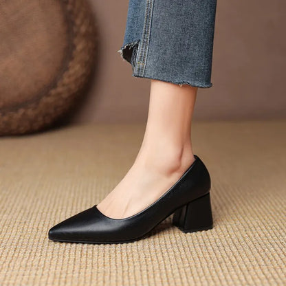 Block Heel | Women's Elegant Leo Style Edit, product image 4