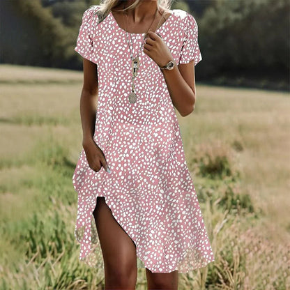 Breezy Women's V-Neck Summer Midi Dress — product view 9
