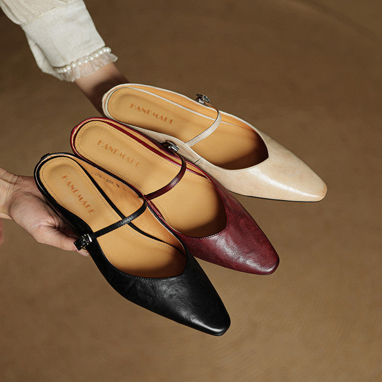 Refined Women's Pointed-Toe Slingback Ballet Flats — product view 23