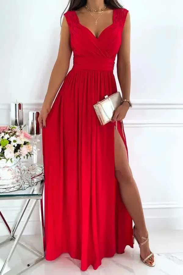 Formal Dress | Women's V-Neck Ruffle Elegant, product image 4