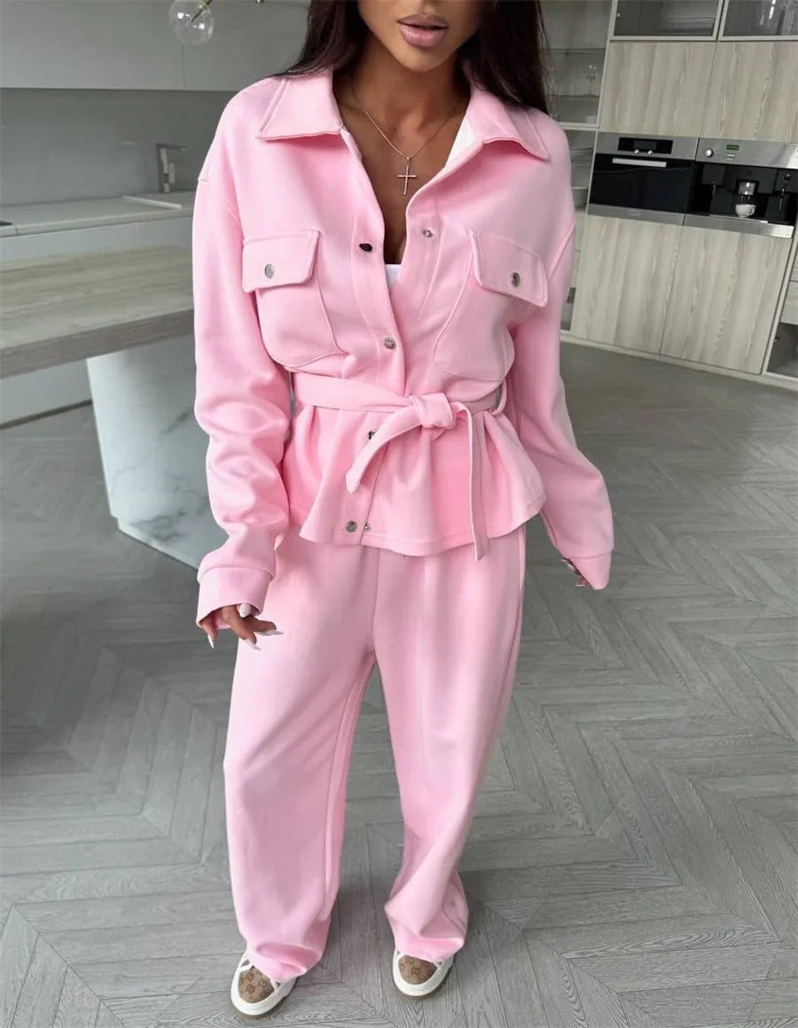 Lounge Set | Women's Wide-Leg Casual Elegant, product image 8