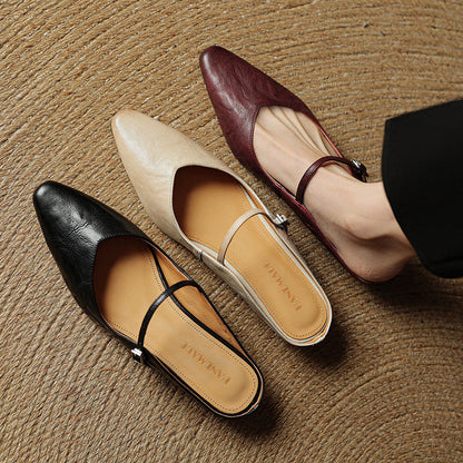 Refined Women's Pointed-Toe Slingback Ballet Flats — product view 16