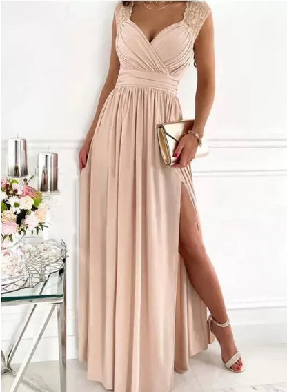 Formal Dress | Women's V-Neck Ruffle Elegant, product image 10