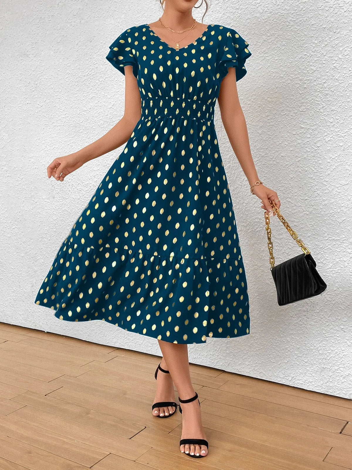 Maxi Dress | Women's Elegant Ruffle Felix, product image 7