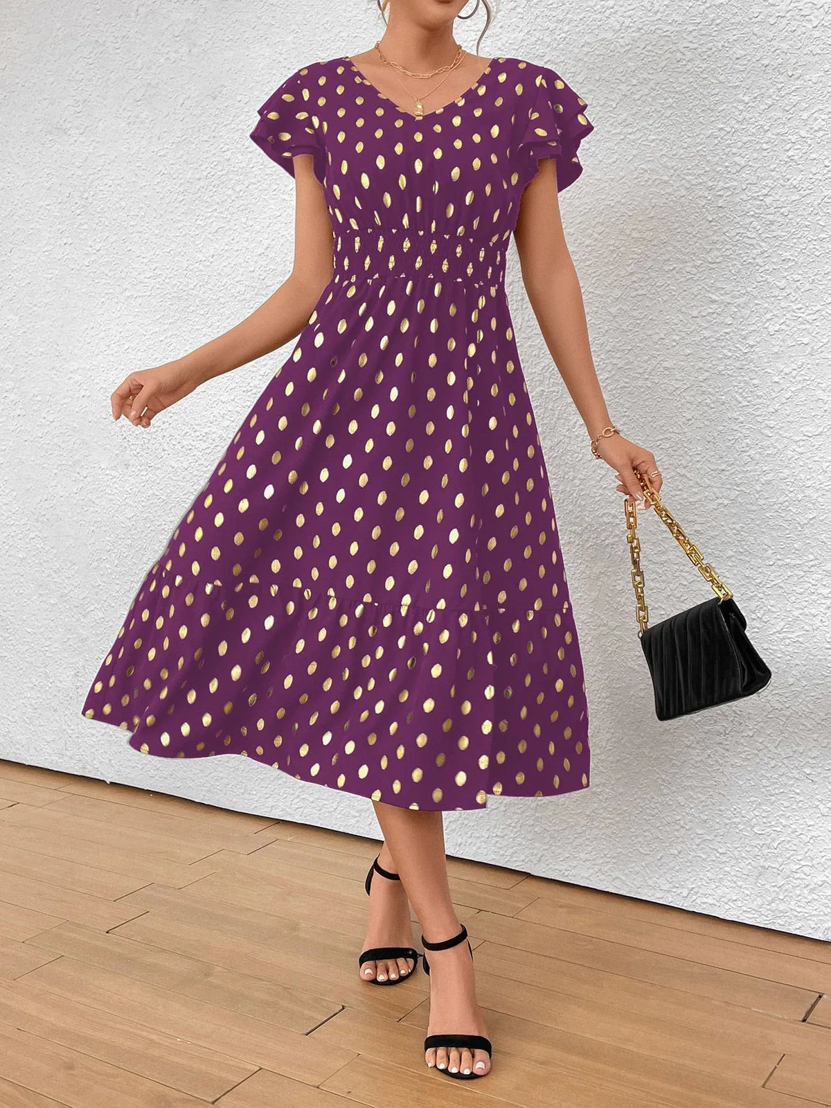 Maxi Dress | Women's Elegant Ruffle Felix, product image 10