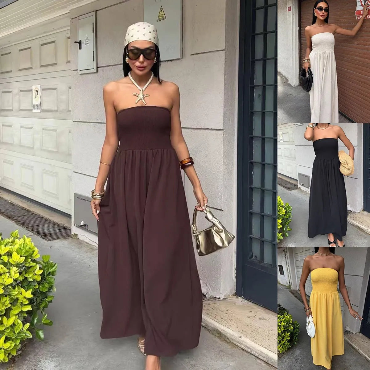 Strapless Maxi Dress | Women's Elegant Emma, product image 1